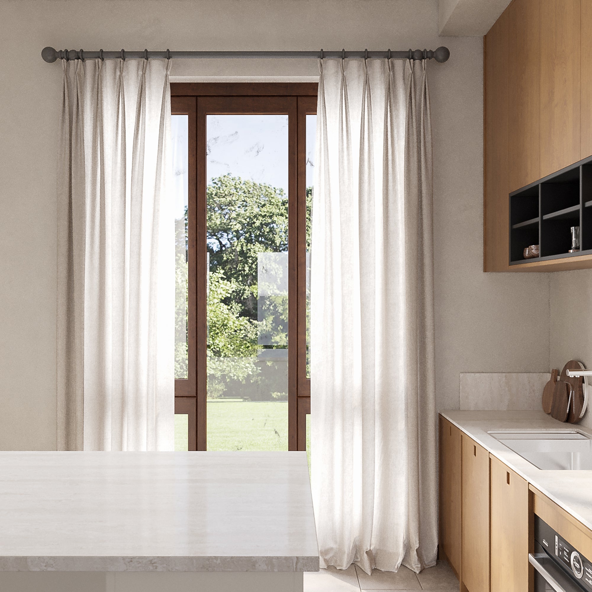 Wooden Curtain Poles