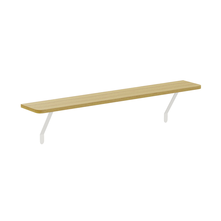 Light Oak — Loby Essential radiator shelf in light oak, shown on a plain background
