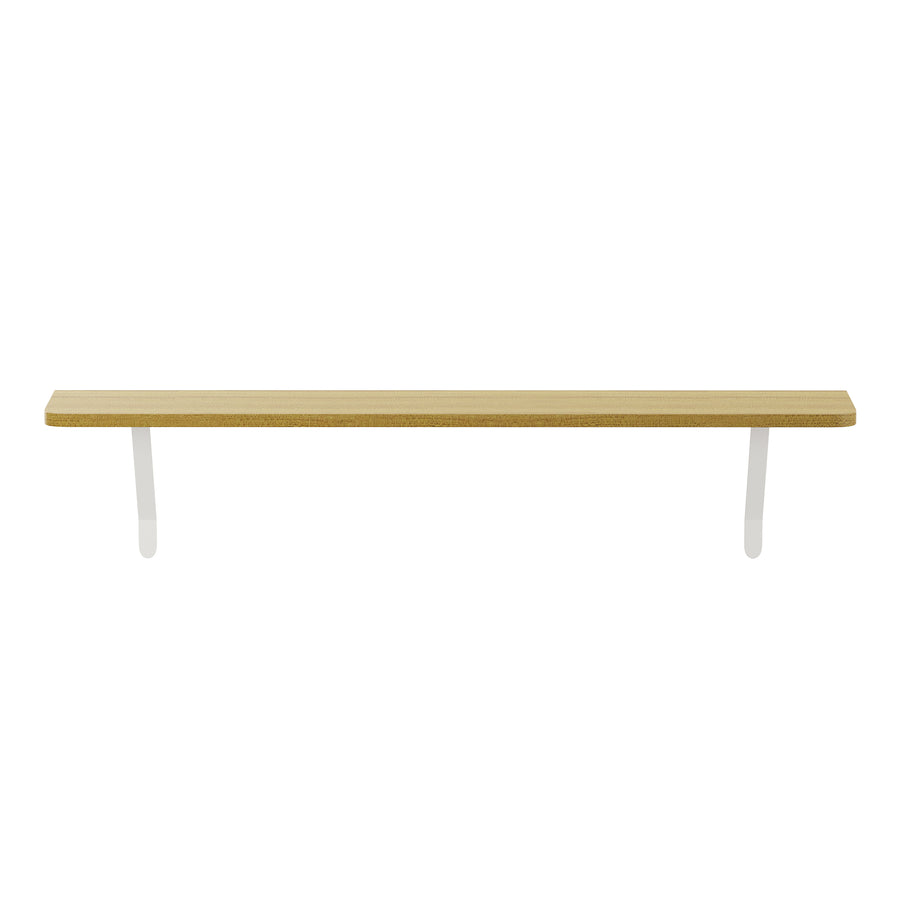 Light Oak — Loby Essential radiator shelf in light oak, shown on a plain background