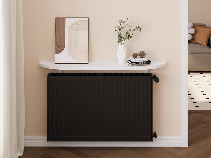 loby arc radiator shelf — subtle by design