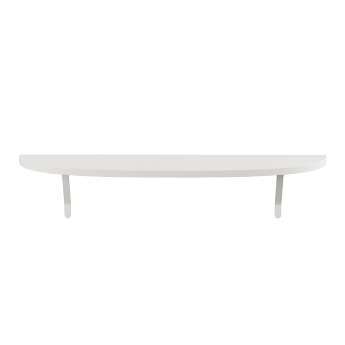 loby arc radiator shelf — smooth rounded profile