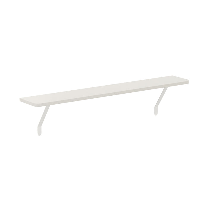 The Essential shelf profile — a clean, straight square edge