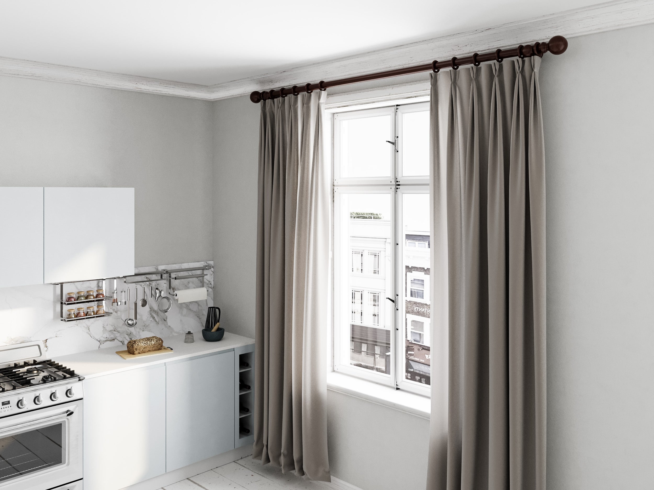 Wooden Curtain Poles