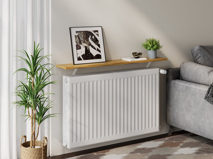 loby pine radiator shelf — strong and reliable